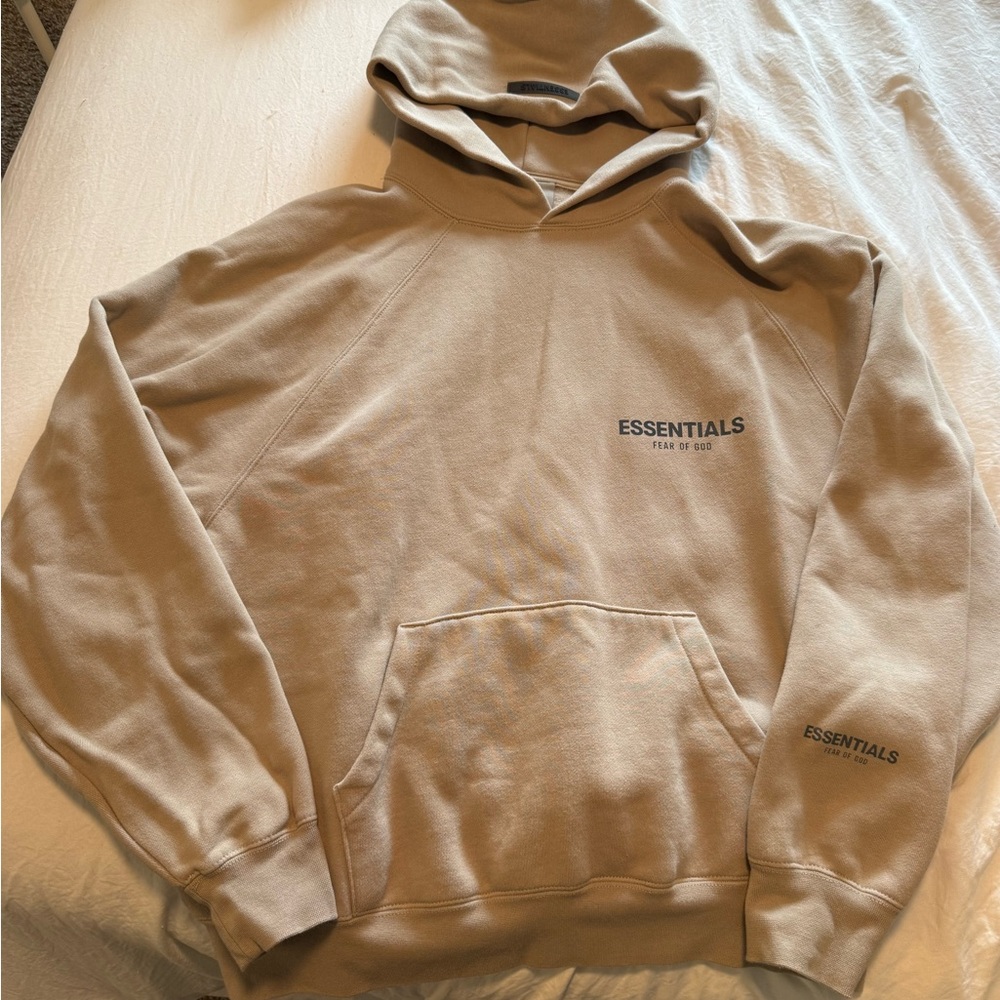 Essentials Tan Hoodie